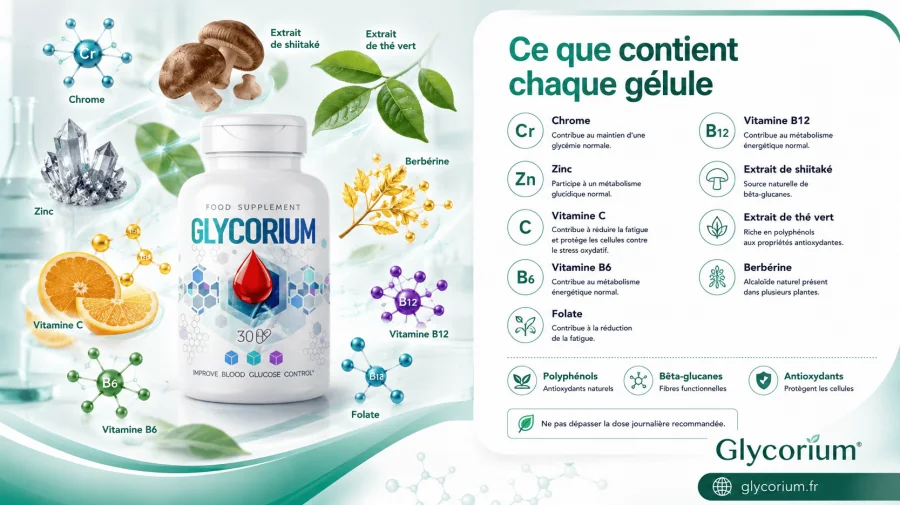 Glycorium — la formule en gélules