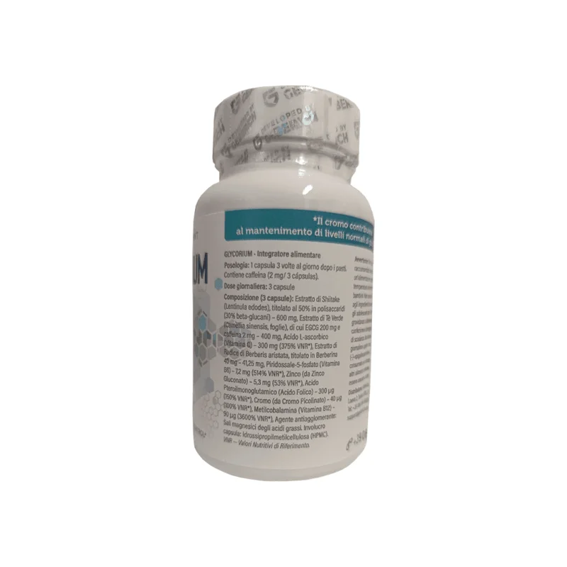 Glycorium — composition et posologie au dos de la boîte